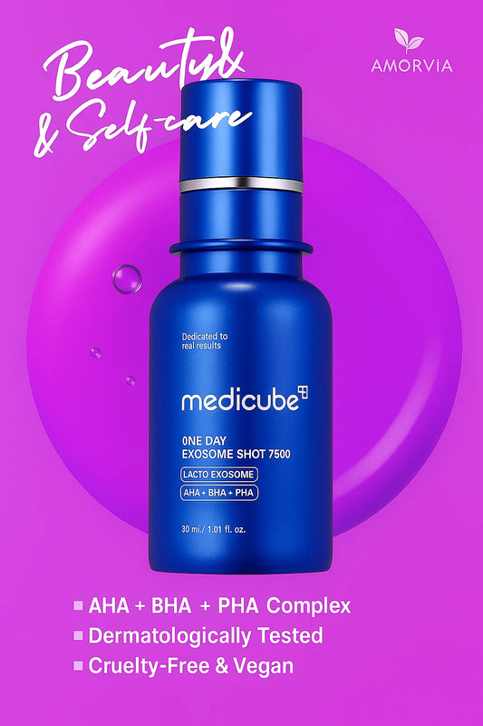 Amorvia Exosome Radiance Serum 7500P PM Spicule Treatment | Korean Skin Booster 30ml